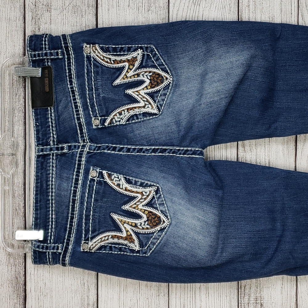 Grace in LA Embroidered Jeans womens